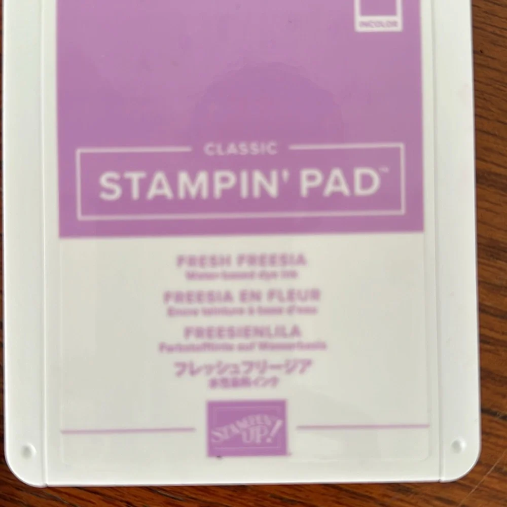 STAMPIN’ UP! FRESH FRESIA CLASSIC INK PAD AND MATCHING MARKER NWOT - Picture 2 of 4